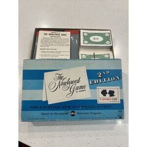 Vintage 1967 The Newlywed Game Original Hasbro Board Game 2nd Edition Game Night